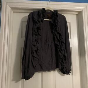 Multiples gray cardigan in size XL